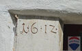 an der Haustür