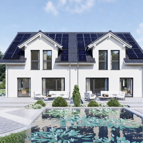 Attraktive DHH inkl. PV-Anlage in KFW 40  Bauweise nahe Augsburg