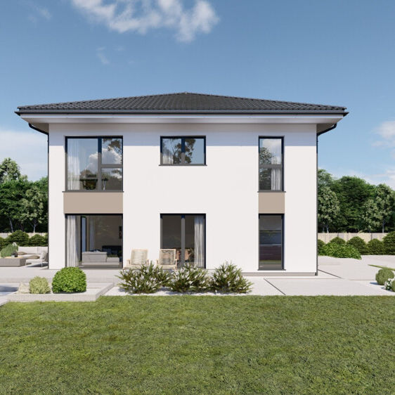 Moderne Stadtvilla KfW40 (QNG) in Traumlage nahe Augsburg