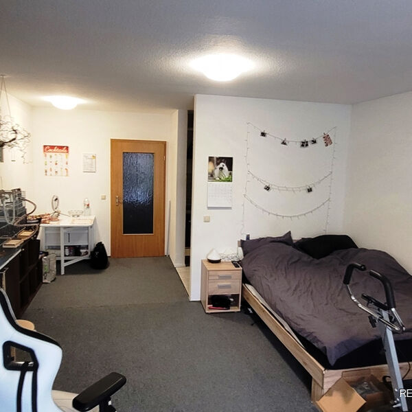 1 Zimmer Apartment mit Garten, vermietet